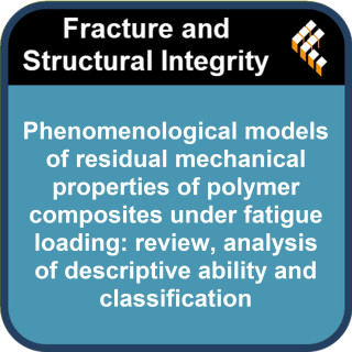 Phenomenological models of residual mechanical properties of polymer composites under fatigue loading: review, analysis of descr