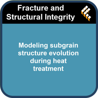 Modeling subgrain structure evolution during heat treatment