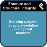 Modeling subgrain structure evolution during heat treatment