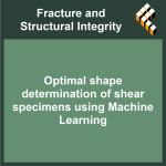 Optimal shape determination of shear specimens using Machine Learning