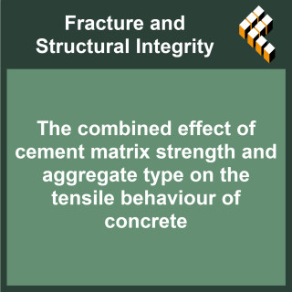The combined effect of cement matrix strength and aggregate type on the tensile behaviour of concrete