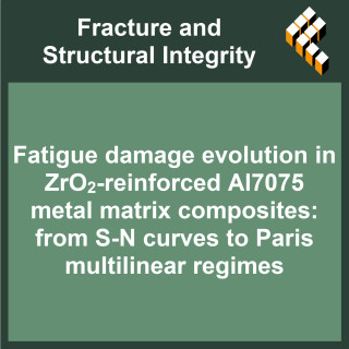 Fatigue damage evolution in ZrO2-reinforced Al7075 metal matrix composites: from S-N curves to Paris multilinear regimes