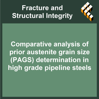 Comparative analysis of prior austenite grain size (PAGS) determination in high grade pipeline steels