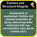 Assessment of mechanical, fracture and thermal properties of epoxy nanocomposites reinforced with low-concentration nano Boron C