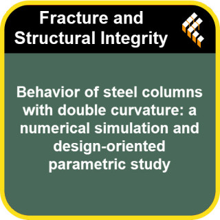 Behavior of steel columns with double curvature: a numerical simulation and design-oriented parametric study