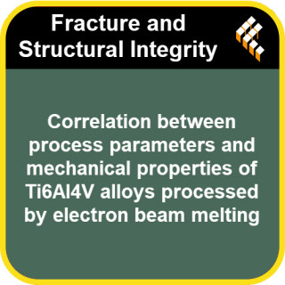 Correlation between process parameters and mechanical properties of Ti6Al4V alloys processed by electron beam melting