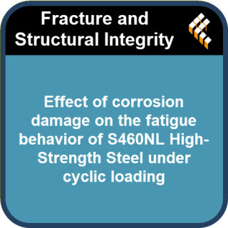 Effect of corrosion damage on the fatigue behavior of S460NL High-Strength Steel under cyclic loading