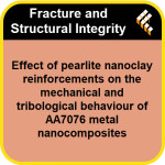 Effect of pearlite nanoclay reinforcements on the mechanical and tribological behaviour of AA7076 metal nanocomposites