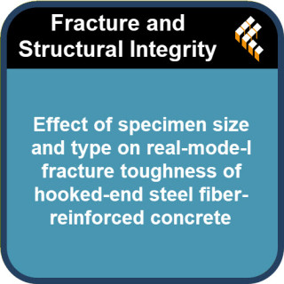 Effect of specimen size and type on real-mode-I fracture toughness of hooked-end steel fiber-reinforced concrete