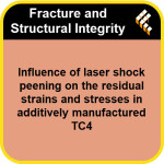 Influence of laser shock peening on the residual strains and stresses in additively manufactured TC4