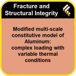 Modified multi-scale constitutive model of Aluminum:  complex loading with variable thermal conditions