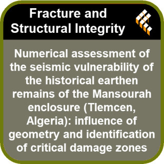 Numerical assessment of the seismic vulnerability of the historical earthen remains ...