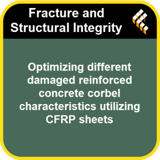 Optimizing different damaged reinforced concrete corbel characteristics utilizing CFRP sheets