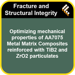 Optimizing mechanical properties of AA7075 Metal Matrix Composites reinforced with TiB2 and ZrO2 particulates