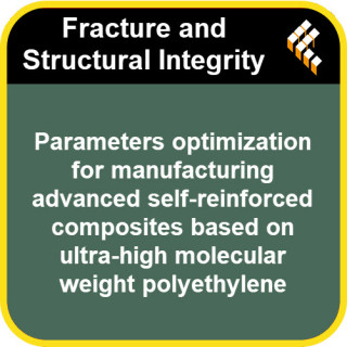 Parameters optimization for manufacturing advanced self-reinforced composites based on ultra-high molecular weight polyethylene