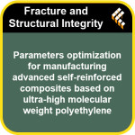 Parameters optimization for manufacturing advanced self-reinforced composites based on ultra-high molecular weight polyethylene