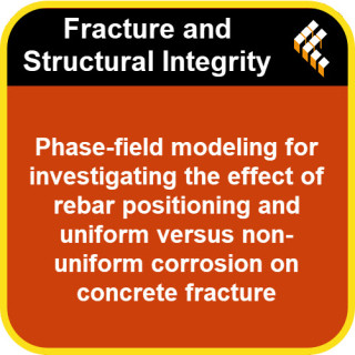 Phase-field modeling for investigating the effect of rebar positioning and uniform versus non-uniform corrosion on concrete frac