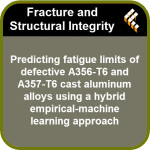 Predicting fatigue limits of defective A356-T6 and A357-T6 cast aluminum alloys using a hybrid empirical–machine learning approa