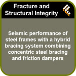 Seismic performance of steel frames with a hybrid bracing system combining concentric steel bracing and friction dampers