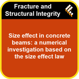 Size effect in concrete beams: a numerical investigation based on the size effect law