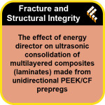 The effect of energy director on ultrasonic consolidation of multilayered composites (laminates) made from unidirectional PEEK/C